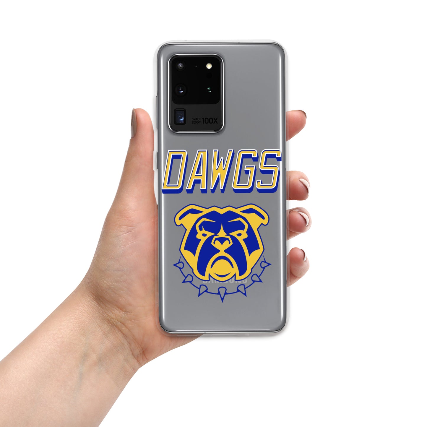 Bulldogs Football Clear Case for Samsung®