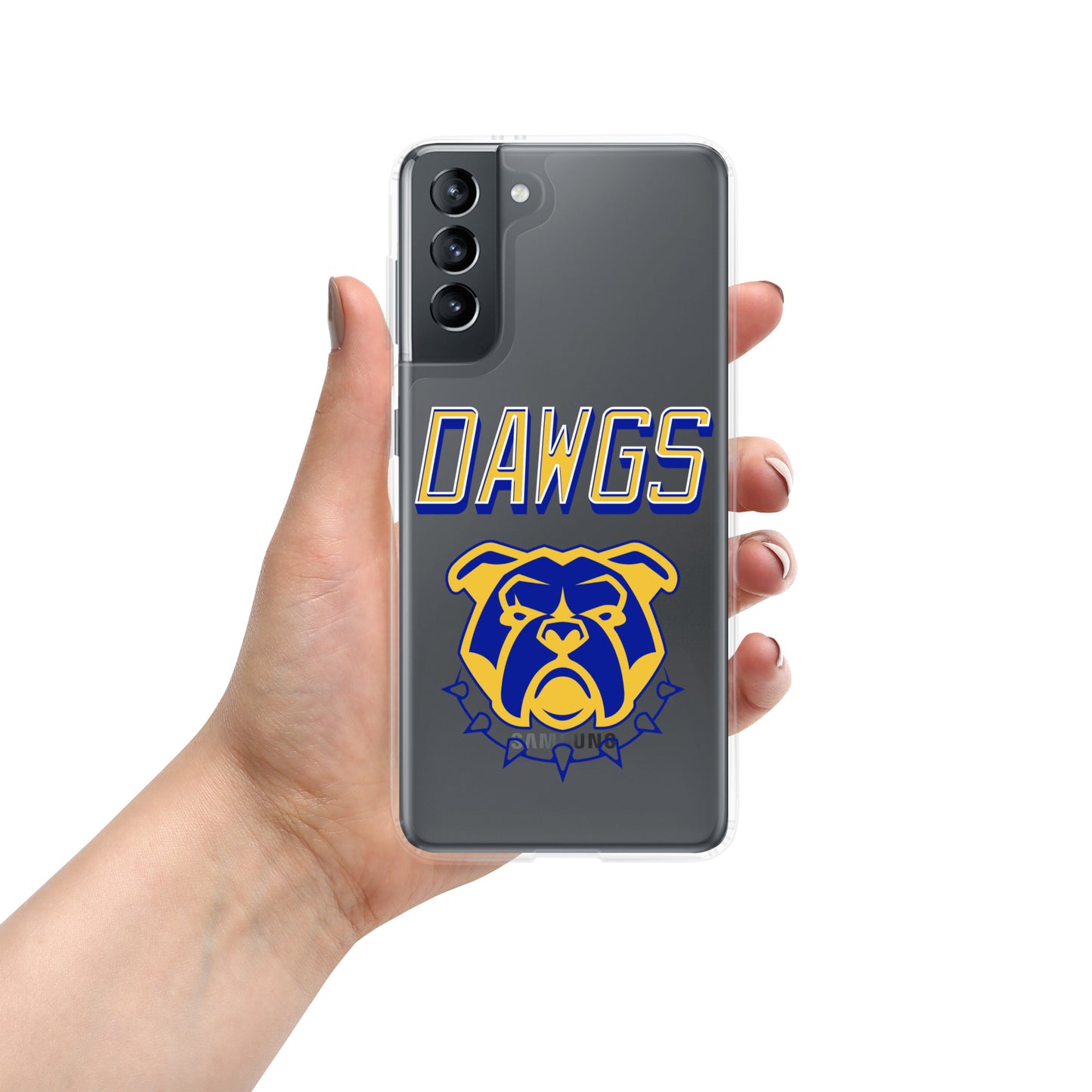 Bulldogs Football Clear Case for Samsung®