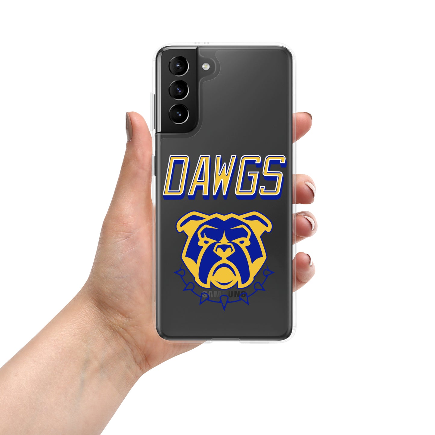 Bulldogs Football Clear Case for Samsung®