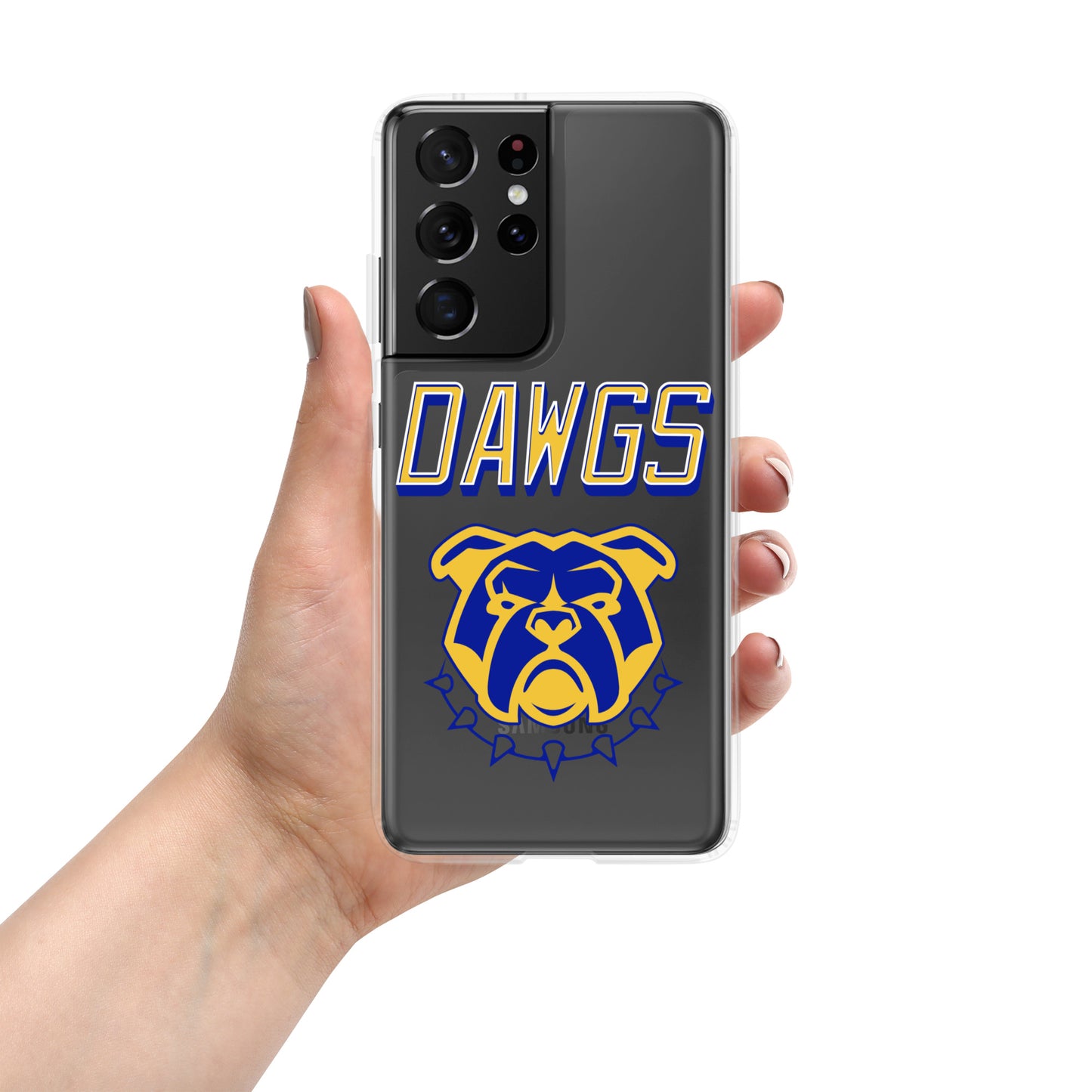 Bulldogs Football Clear Case for Samsung®