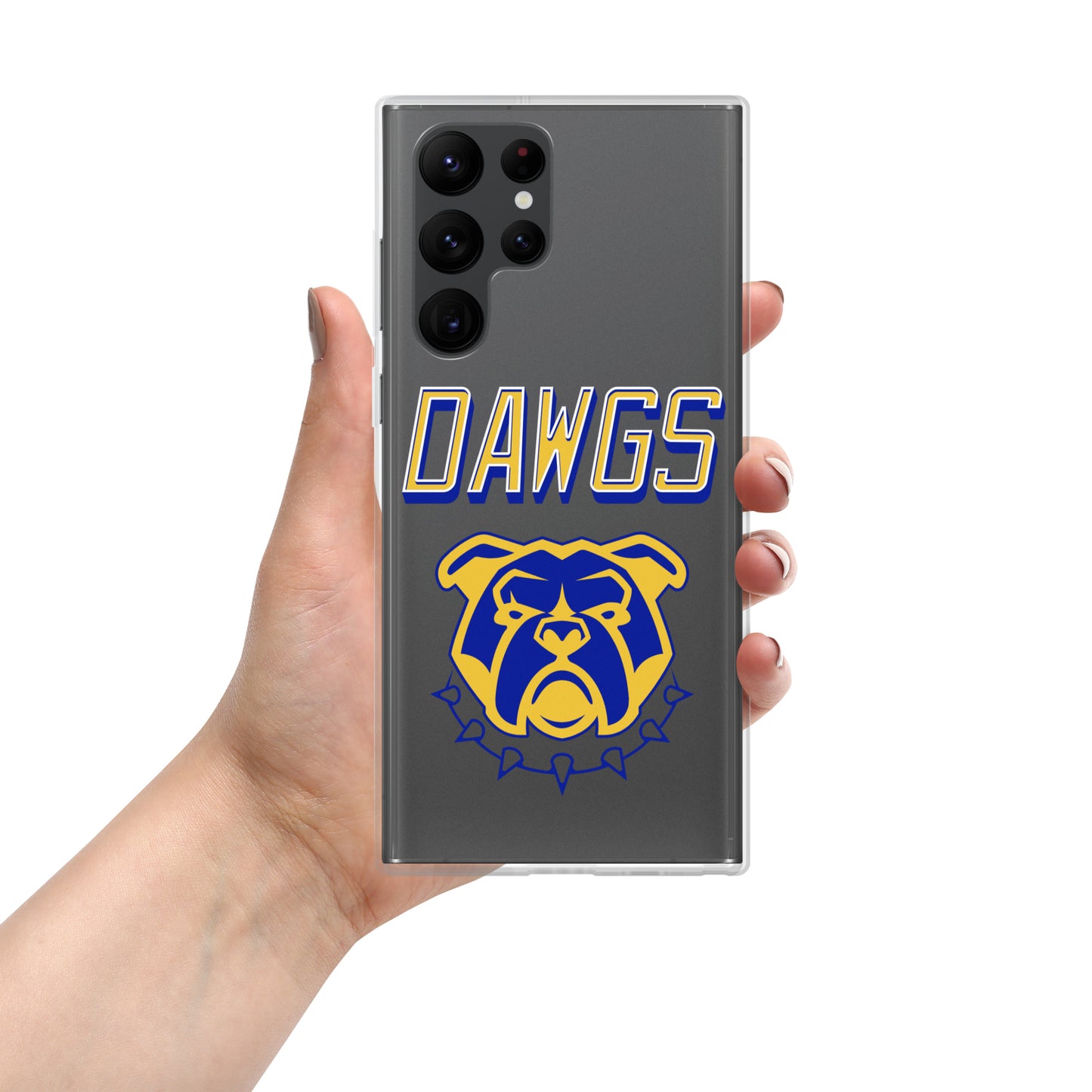 Bulldogs Football Clear Case for Samsung®