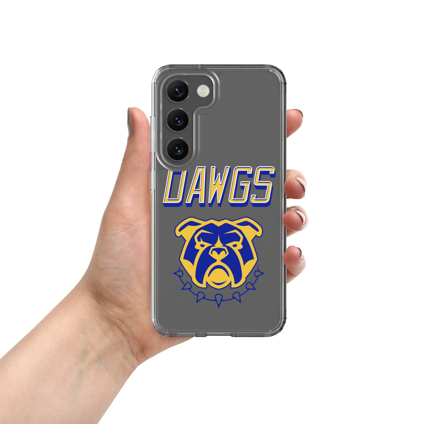 Bulldogs Football Clear Case for Samsung®