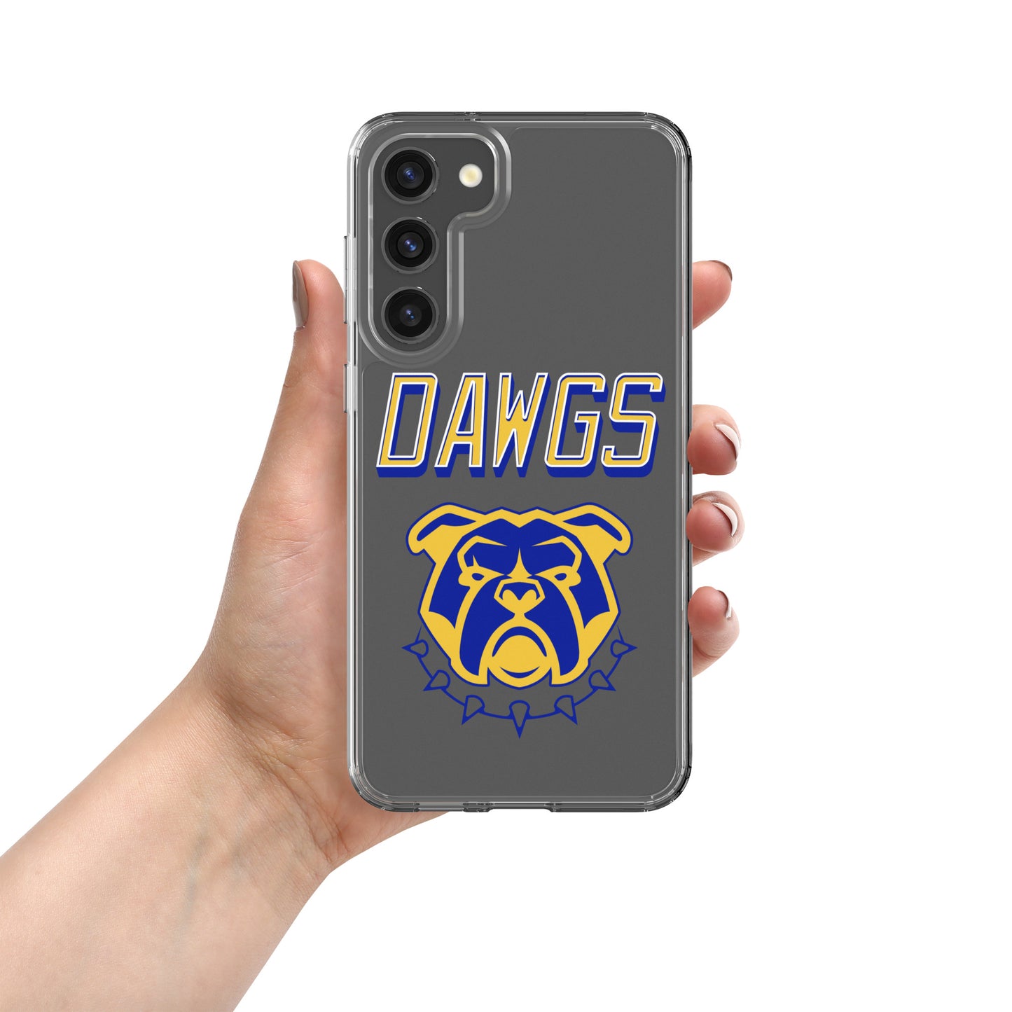 Bulldogs Football Clear Case for Samsung®