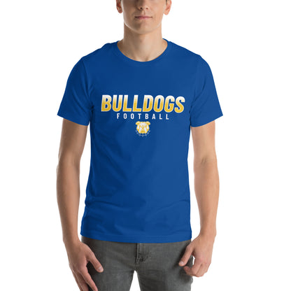 Unisex Bulldogs Football Collegiate Tshirt